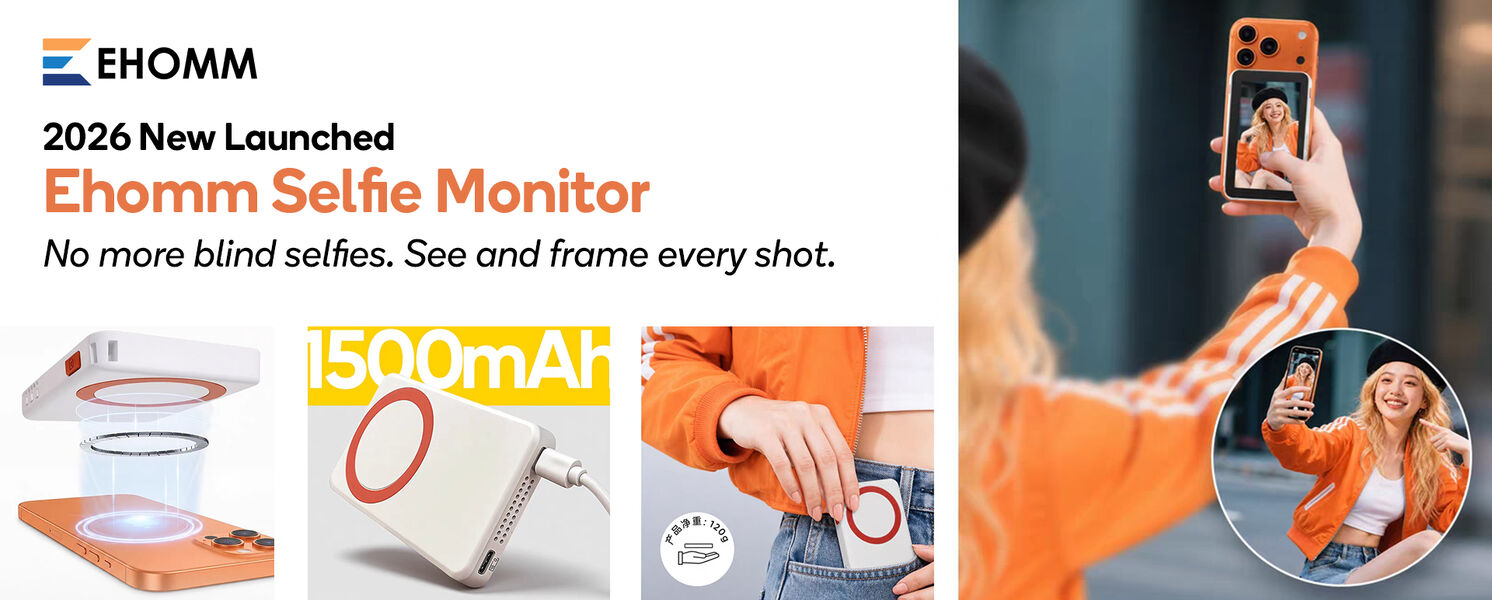SnapShot Go – Rear Camera Selfie Controller with Real-Time Screen Mirroring