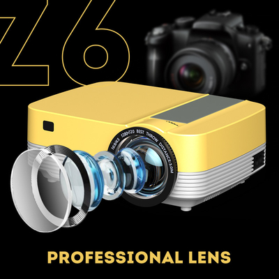 Ehomm Z6 Mini Budget Friendly Projector 720P Projector Android Smart Projector