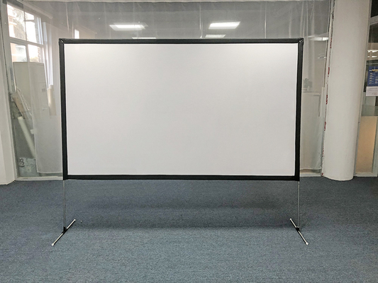 Outdoor Foldable Portable Projector Screen 80 Inch 100 Inch 120 Inch 16:9