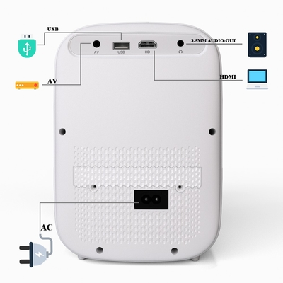 Ehomm F8 Smart Mini Portable Projector 1080P Mini Full HD Projector With Netflix Built In