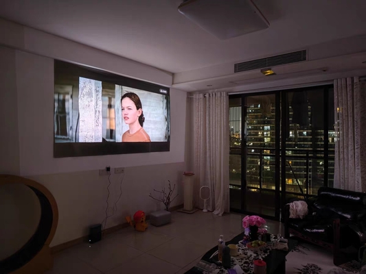 ALR Metal Portable Foldable Projector Screen Anti Light Magic Sticker 84" 100" 120" 150"