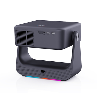 Ehomm D2 FHD 1080P Android Space-Saving Auto Focus Ambient Light FreestyleF Projector