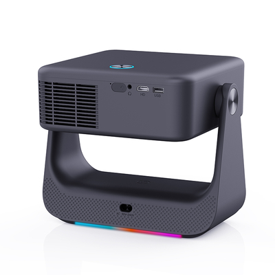 D2 Rotating Flip Freestyle Projector Auto Focus Android Smart Mini Projector Full HD 1080P