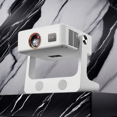 Ehomm D1 White FHD 1080P Android TV Projector , Smart Flagship Projector