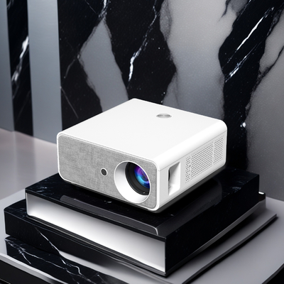 Ehomm X1 White FHD 700 ANSI Lumens Android Smart Auto Focus Home Theater Projector