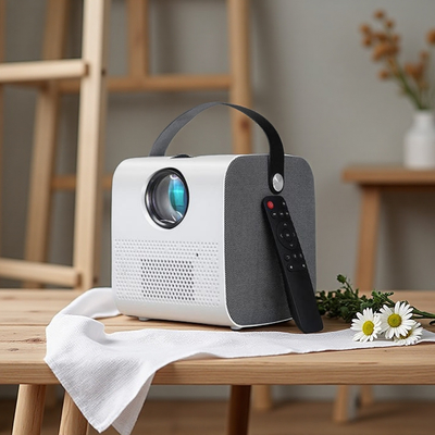 Q3 Mini Portable Android Smart Projector 720P Classic Handle Easy Carry