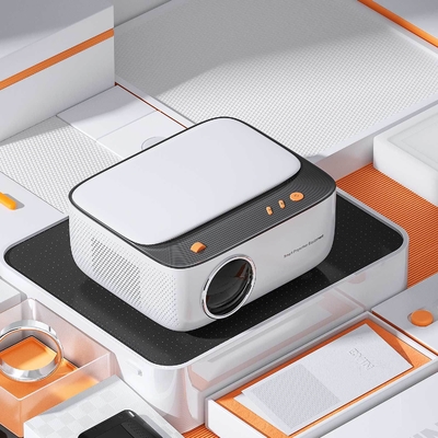 T5 Mini Cost Effective Projectors Full HD Native 1080P Mini Projector Android 11.0