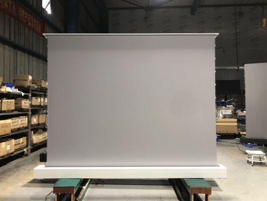 Foldable Electric Floor Projector Screen 72 Inch -150 Inch Portable Projector Screen