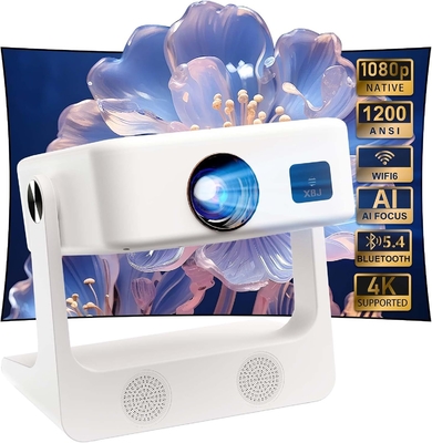 D1 White FHD 1080P Official Netflix Projector Linux System Youtube / Prime / Disney+ Projector