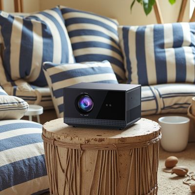 H1 Dark Gray Full HD Dust Free Home Cinema Projector Full Sealed Auto Focus Android Smart Projector
