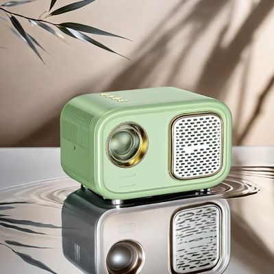K1 Green 720P Mini Projector Android 11.0 Smart Flip Projector