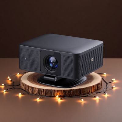 NEW B1 Mini Flip Projector with 250~300 ANSI Lumens HD 720P Resolution and Android 14.0 for Smart Home Entertainment