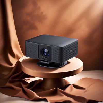 NEW B1 Mini Flip Projector with 250~300 ANSI Lumens HD 720P Resolution and Android 14.0 for Smart Home Entertainment