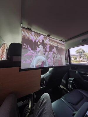 Patented One-Touch Retract Screen 41/48 inch