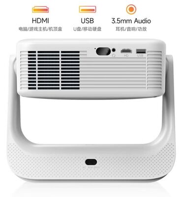 D3 FHD 1080P Google TV Projector with 400 ANSI Lumens Auto Focus and Dolby Audio for Home Cinema