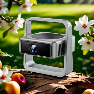 D5 Netflix Licensed Projector with FHD Native 1080P Resolution and 350-400 ANSI Lumens Brightness Running Linux System with Official Streaming Apps