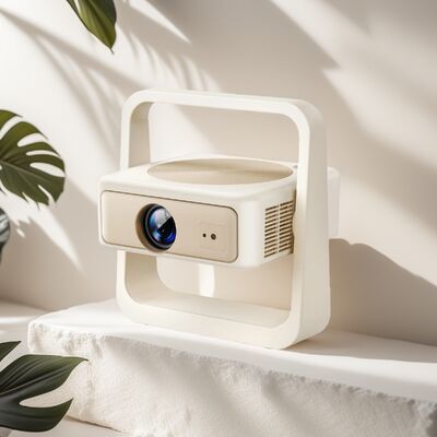 D5 Freestyle Projector with Auto Focus 1080P Resolution and Android 14.0 System Portable Smart Mini Projector