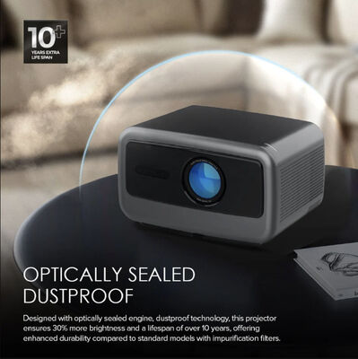 M6 1200 ANSI Lumens 1080P Native Full HD Projector with Auto Focus for Home Cinema