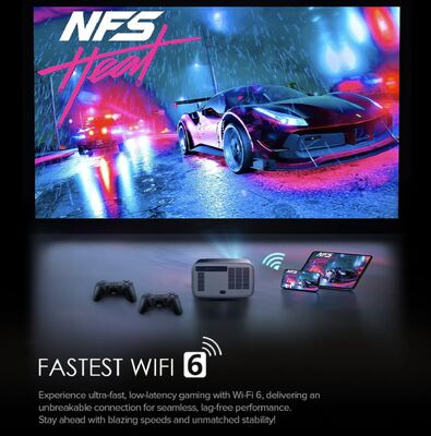 M6 High Brightness 1200 ANSI Lumens 1080P Native Full HD Projector