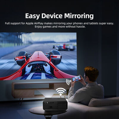 M7 1000 ANSI Lumens 1080P Native Full HD Smart Projector with Android 12.0 for Home Cinema