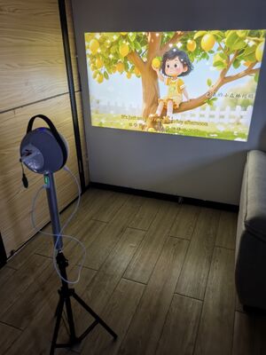 2026 NEW J5 Portable Mini Projector with Detachable 15000mAh Battery Stand | Android 14, 720P