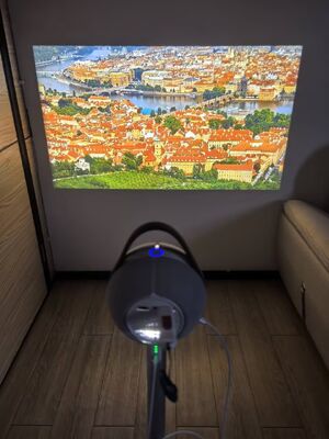 2026 J5 Portable Mini Projector | Android 14, Native 720P, Optional Battery Stand